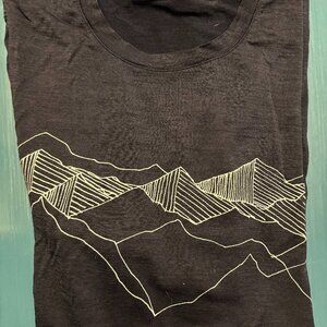 Icebreaker Tech Lite Merino Graphic T-shirt - Mountains